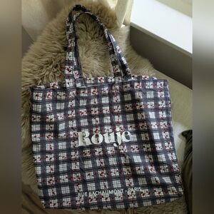 Rouje Floral Plaid Tote - New